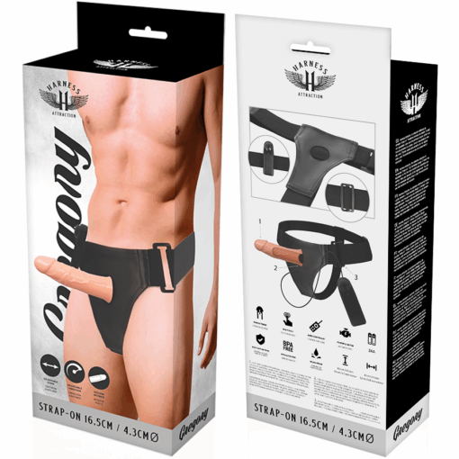 HARNESS ATTRACTION - ARNÉS  HUECO GREGORY CON VIBRADOR 16.5 CM -O- 4.3 CM - Imagen 7