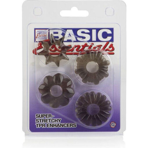 CALEXOTICS - BASIC SET 4 ANILLAS PENE TPR - Imagen 4