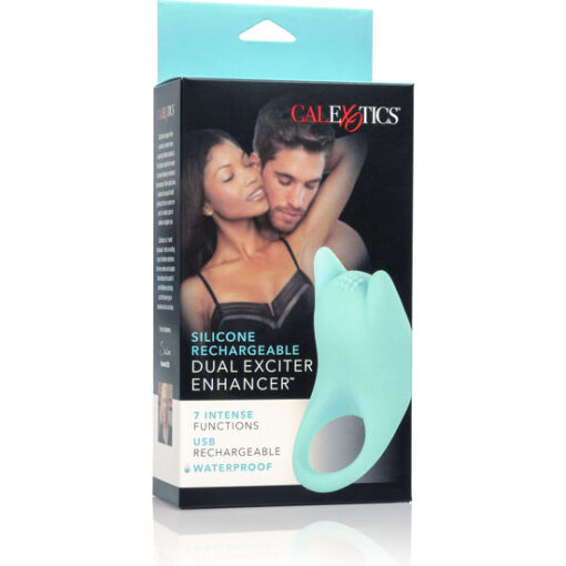 CALEXOTICS – DUAL EXCITER ENHANCER ANILLO ESTIMULADOR SILICONA - intimamenities.com