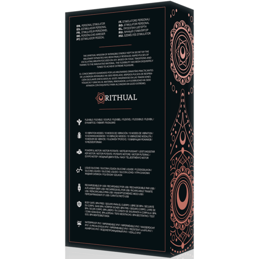 RITUAL KRIYA ESTIMULAODR PUNTO-G RECARGABLE NEGRO - Imagen 10