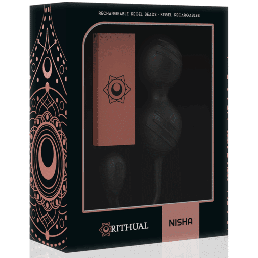 RITUAL NISHA BOLAS KEGEL RECARGABLES VIBRADORAS NEGRO - Imagen 9