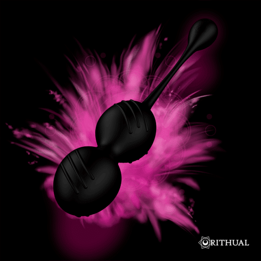 RITUAL NISHA BOLAS KEGEL RECARGABLES VIBRADORAS NEGRO - Imagen 4