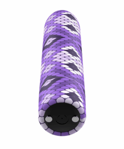 CUSTOM BULLETS – BALA RECARGABLE SNAKE LILA 10 INTENSIDADES - intimamenities.com