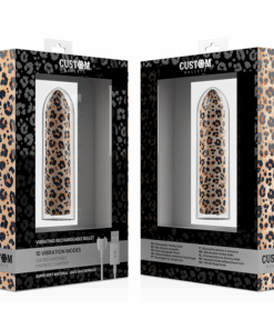 CUSTOM BULLETS – BALA RECARGABLE LEOPARD 10 INTENSIDADES - intimamenities.com