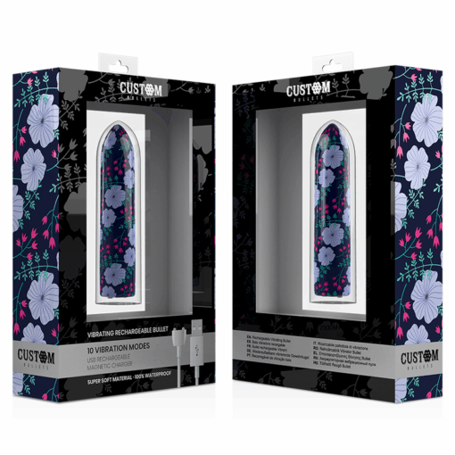 CUSTOM BULLETS – BALA RECARGABLE SPRING 10 INTENSIDADES - intimamenities.com