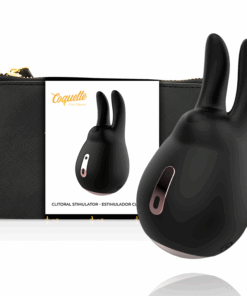 COQUETTE CHIC DESIRE - ESTIMULADOR CLÍTORIS NEGRO / GOLD CONEJO