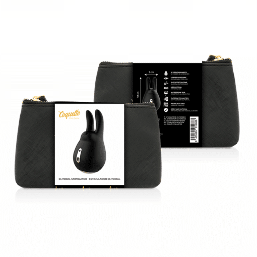 COQUETTE CHIC DESIRE - ESTIMULADOR CLÍTORIS NEGRO / GOLD CONEJO - Imagen 2