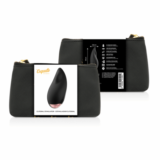 COQUETTE CHIC DESIRE - ESTIMULADOR CLÍTORIS NEGRO / GOLD GOTA - Imagen 2