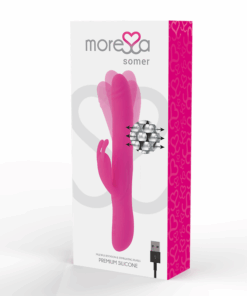 MORESSA – SOMER ROTADOR PERLADO Y POTENTE VIBRACIÓN SILICONA PREMIUM - intimamenities.com