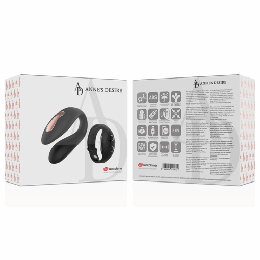 ANNE'S DESIRE - DUAL PLEASURE TECNOLOGÖA WATCHME NEGRO - Imagen 15