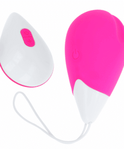 OHMAMA - HUEVO VIBRADOR 10 MODOS ROSA Y BLANCO