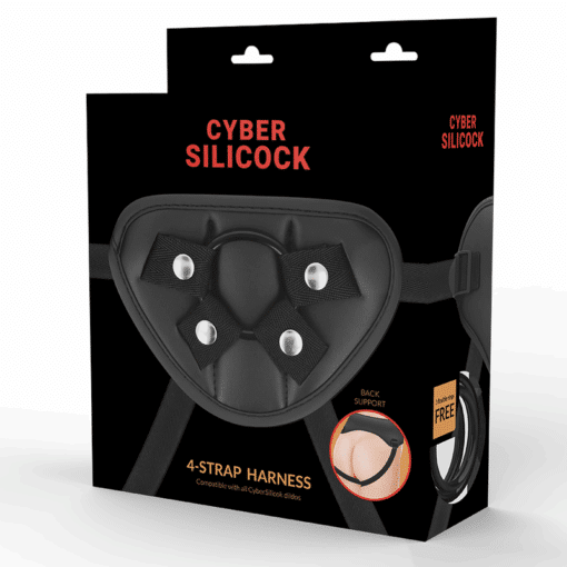 CYBER SILICOCK - ARNÉS CON 3 ANILLAS SILICONA - Imagen 5