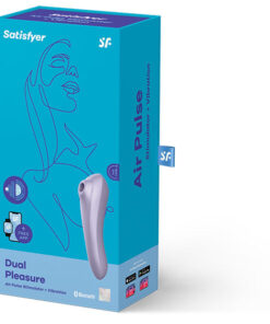 SATISFYER – DUAL PLEASURE AIR PULSE VIOLETA - intimamenities.com