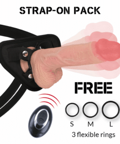 ROCKARMY - ARNÉS + LIQUID SILICONE VIBRADOR CONTROL REMOTO PREMIUM APACHE 20.5 CM -O- 4.62 CM