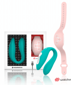 WEARWATCH - VIBRADOR DUAL TECHNOLOGY WATCHME AGUA MARINA / ROSA
