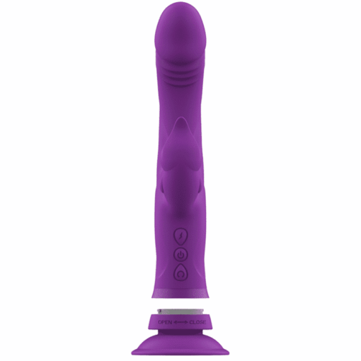 INTENSE – CASANOVA VIBRADOR RABBIT SILICONA TRIPLE MOTOR MORADO - intimamenities.com