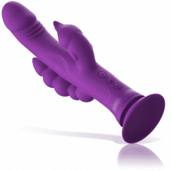 INTENSE – CASANOVA VIBRADOR RABBIT SILICONA TRIPLE MOTOR MORADO - intimamenities.com