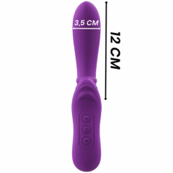 INTENSE – HARRY VIBRADOR FLEXIBLE CON LENGUA MORADO - intimamenities.com