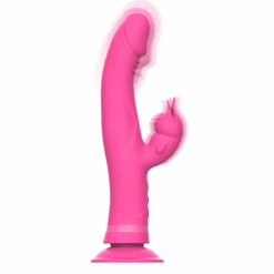 INTENSE – JULIO VIBRADOR RABBIT SILICONA ROSA - intimamenities.com