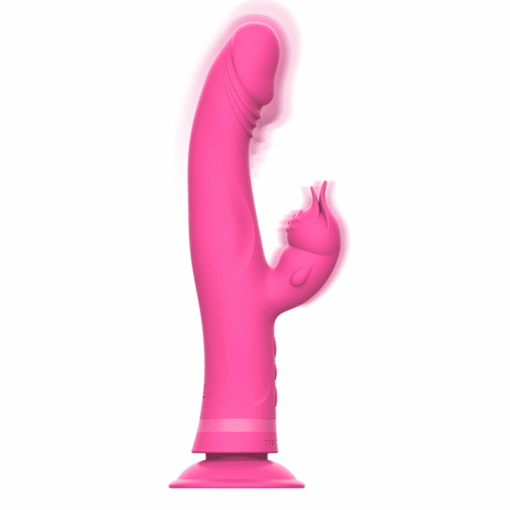 INTENSE – JULIO VIBRADOR RABBIT SILICONA ROSA - intimamenities.com