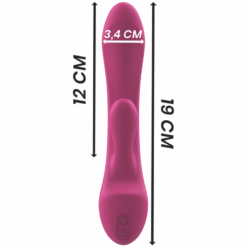 INTENSE – LUIGI VIBRADOR RABBIT SILICONA LIQUIDA ROSA - intimamenities.com