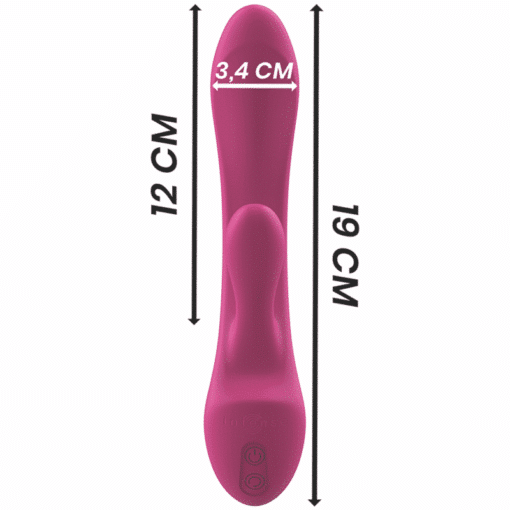 INTENSE – LUIGI VIBRADOR RABBIT SILICONA LIQUIDA ROSA - intimamenities.com