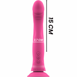 INTENSE – MICHELANGELO DILDO VIBRADOR SILICONA ROSA - intimamenities.com