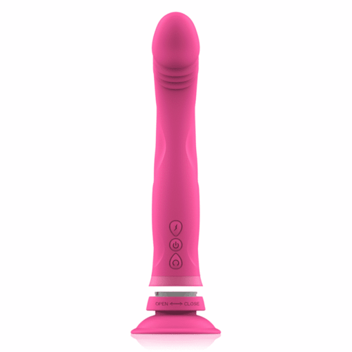 INTENSE – MICHELANGELO DILDO VIBRADOR SILICONA ROSA - intimamenities.com