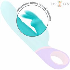 INTENSE – MÓNICA VIBRADOR RABBIT CON ESTIMULADOR ROTATORIO DEL PUNTO G AZUL - intimamenities.com