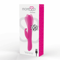 MORESSA – SOMER ROTADOR PERLADO Y POTENTE VIBRACIÓN SILICONA PREMIUM - intimamenities.com