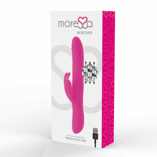 MORESSA – WARREN IMPULSOR OSCILANTE Y POTENTE VIBRACIÓN PREMIUM SILICONA RECARGABLE - intimamenities.com
