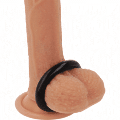 POWERING – SUPER FLEXIBLE Y RESISTENTE ANILLO PENE  4.5CM NEGRO - intimamenities.com