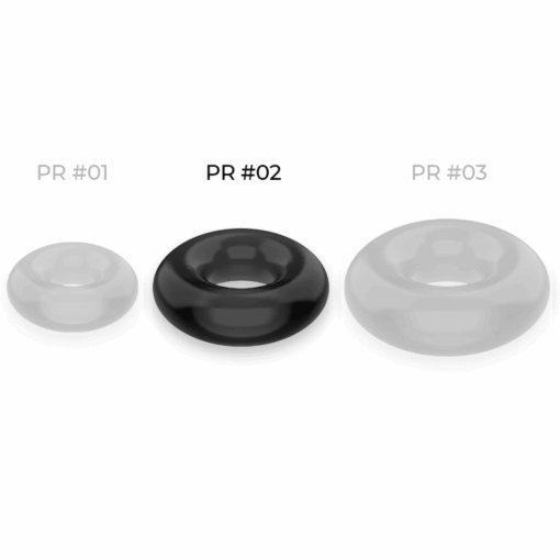 POWERING – SUPER FLEXIBLE Y RESISTENTE ANILLO PENE  4.5CM NEGRO - intimamenities.com