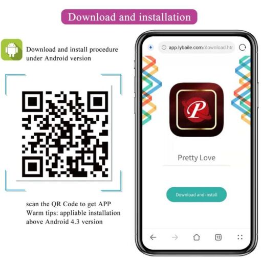 PRETTY LOVE – ABNER APP LILA - intimamenities.com