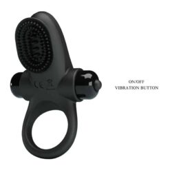 PRETTY LOVE – ANILLO VIBRADOR II PARA PENE NEGRO - intimamenities.com