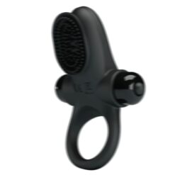 PRETTY LOVE – ANILLO VIBRADOR II PARA PENE NEGRO - intimamenities.com