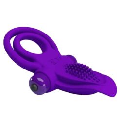 PRETTY LOVE – ANILLO VIBRADOR PARA PENE MORADO - intimamenities.com