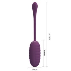 PRETTY LOVE – CASPER HUEVO VIBRADOR RECARGABLE MORADO - intimamenities.com