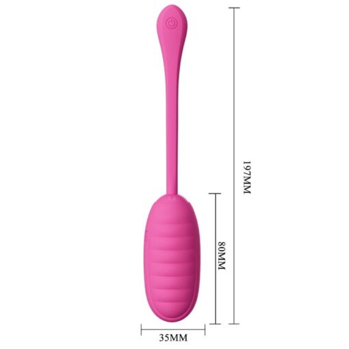 PRETTY LOVE – CATALINA HUEVO VIBRADOR RECARGABLE ROSA - intimamenities.com