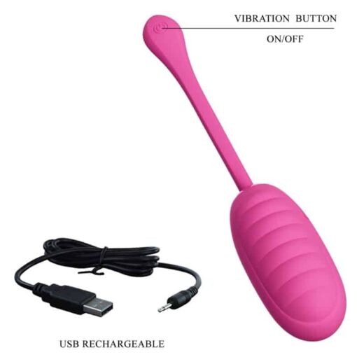 PRETTY LOVE – CATALINA HUEVO VIBRADOR RECARGABLE ROSA - intimamenities.com