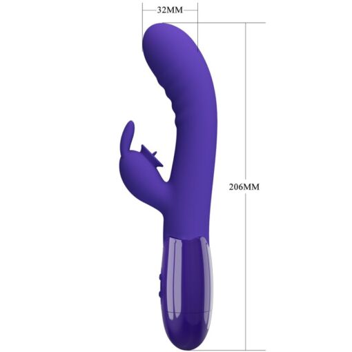 PRETTY LOVE – CERBERUS YOUTH VIBRADOR RABBIT VIOLETA - intimamenities.com