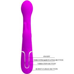 PRETTY LOVE – DEJON VIBRADOR RABBIT 3 EN 1 MULTIFUNCIÓN VIOLETA - intimamenities.com