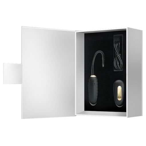 PRETTY LOVE – DOREEN HUEVO VIBRADOR DE LUJO RECARGABLE NEGRO CONTROL REMOTO - intimamenities.com