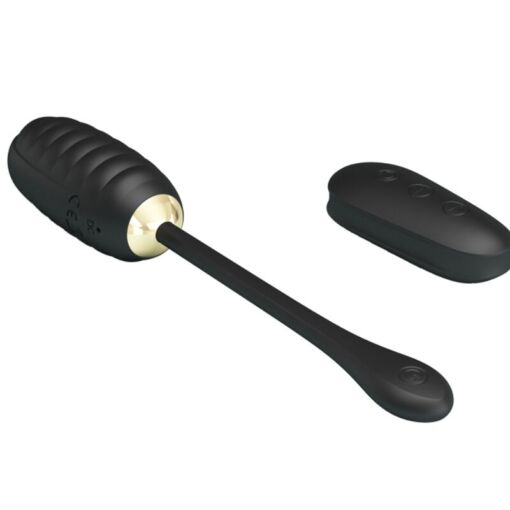 PRETTY LOVE – DOREEN HUEVO VIBRADOR DE LUJO RECARGABLE NEGRO CONTROL REMOTO - intimamenities.com