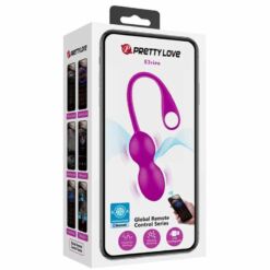 PRETTY LOVE – ELVIRA BOLAS VIBRADORAS RECARGABLE MORADO - intimamenities.com