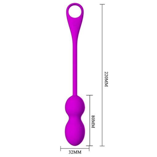 PRETTY LOVE – ELVIRA BOLAS VIBRADORAS RECARGABLE MORADO - intimamenities.com