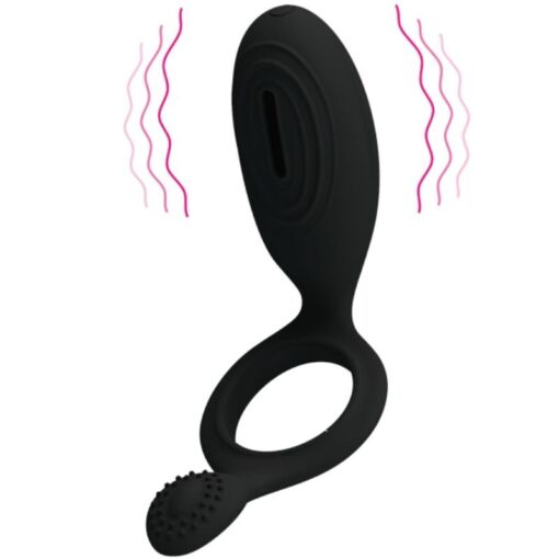 PRETTY LOVE – ETHEL ANILLO VIBRADOR CON ESTIMULADOR - intimamenities.com