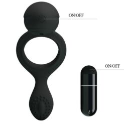 PRETTY LOVE – ETHEL ANILLO VIBRADOR CON ESTIMULADOR - intimamenities.com