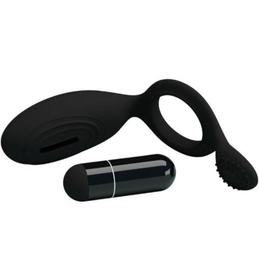PRETTY LOVE – ETHEL ANILLO VIBRADOR CON ESTIMULADOR - intimamenities.com
