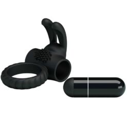 PRETTY LOVE – EUDORA ANILLO VIBRADOR CON ESTIMULADOR - intimamenities.com